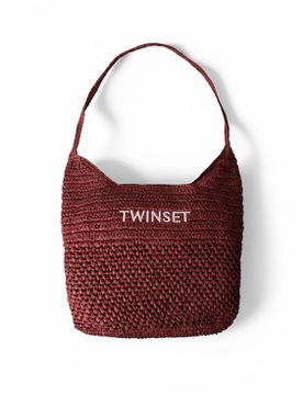 Para mujer. 261TD8310 Bolso Hobo de Rafia (OSFA), Casual