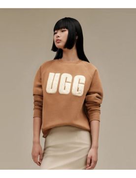 Para mujer. 1123718 Sudadera Madeline Fuzzy Logo (S), Casual, Algodón, Manga larga