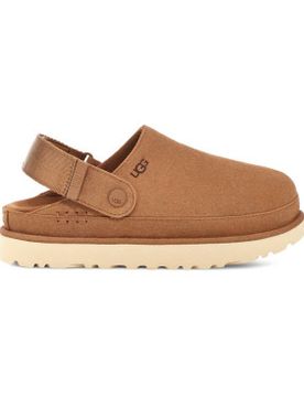Para mujer. 1138252 Zuecos de Piel Goldenstar (36), Plano, Velcro, Casual