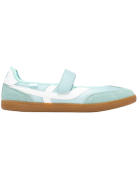 Para mujer. 14505604-AQUA Bailarinas 145056 (37), Plano, Velcro, Casual