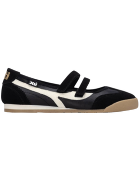 NEGRO Ballerines 145220 noir (36), Plat, Velcro, Casuel