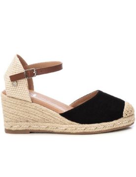 Para mujer. 14074606- Alpargatas de piel 140746 (37), 5 a 8cm, Ante, Hebilla, Casual, Ecopiel