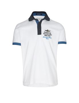 Poloshirt weiss L herren