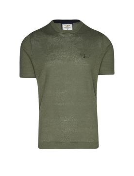 T-Shirt dunkelgrün L herren