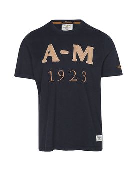 T-Shirt dunkelblau M herren