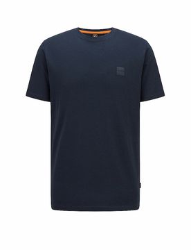 T-Shirt Relaxed Fit TALES blau L herren
