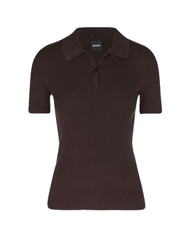 Poloshirt FESKUS braun L damen