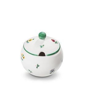 Zuckerdose glatt 10cm Streublumen bunt baby