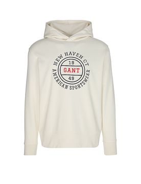 Kapuzensweater - Hoodie GRAPHIC creme L herren