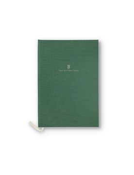 Notizbuch Leineneinband A5 Dark Green dunkelgrün baby