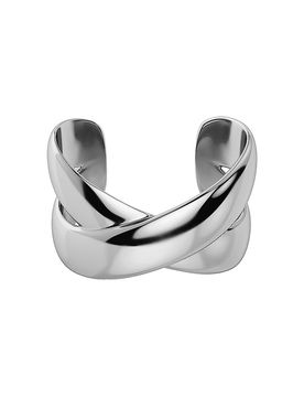 Armreif ALEXA steel silber L damen