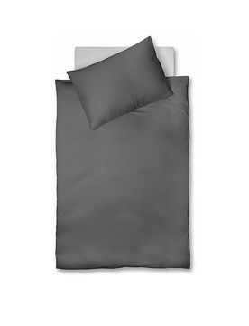 Halbleinen Bettwäsche Provence 70x90cm/140x200cm grau baby
