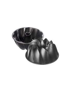 Guglhupfform geschwungen 25cm Antihaft schwarz baby