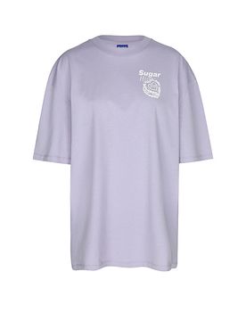 HUGO T-Shirt lila XS damen