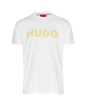 HUGO T-Shirt DULIVIO weiss L herren
