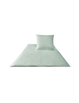 Satin Bettwäsche Cornflower 2x 70x90cm/200x200cm Silber silber baby