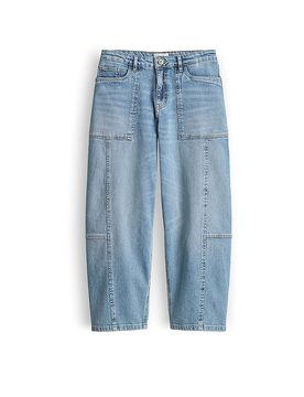 Hose Barrel Leg LOLAH LIVELY blau 36/L28 damen