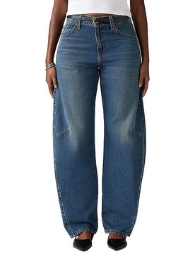 Jeans Balloon Fit BAGGY DAD BARREL MOST WANTED dunkelblau 25/L30 damen