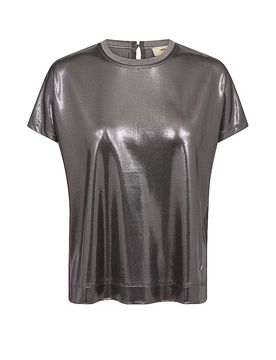 T-Shirt MMNIVOLAO silber XS damen