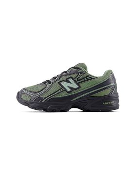 NEW Kinder Sneaker 740 BUNGEE LACE dunkelgrün 33 1/2 baby