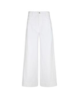 Jeans Wide Leg weiss 28 damen