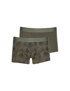 Pants 2er Pkg. COTTON MULTIPACK oasispalmtrees selection olive S herren