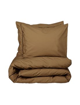 Perkal Bettwäsche 70x90cm/140x200cm Khaki Gold braun baby