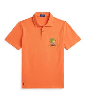 POLO Poloshirt orange L herren