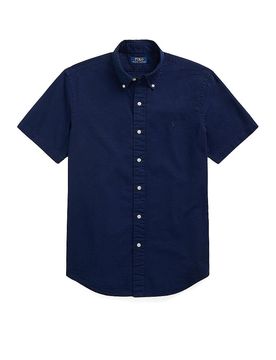 POLO Hemd Custom Fit dunkelblau M herren