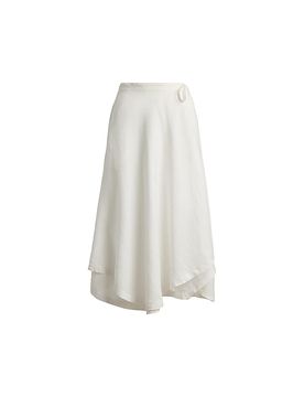 POLO Leinenrock weiss 40 damen