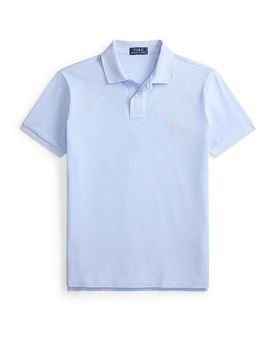 POLO Poloshirt Custom Slim Fit hellblau XXL herren