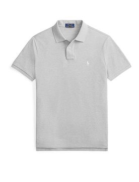 POLO Poloshirt Custom Slim Fit grau M herren