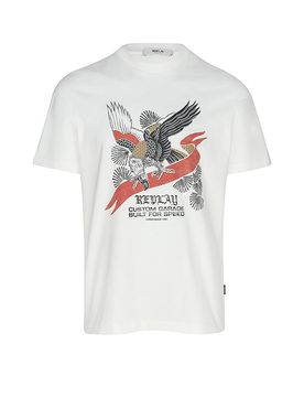 REPLAY T-Shirt weiss M herren