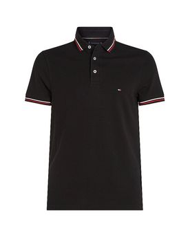 Poloshirt Slim Fit schwarz L herren