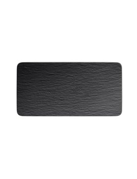 Servierplatte rechteckig Manufacture Rock 35x18cm schwarz baby