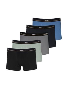Pantalones paquete de 5 abierto misceláneo negro XL