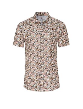 Desoto Camisa Slim Fit beige XXL