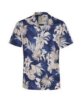 Desoto Camisa Slim Fit azul L