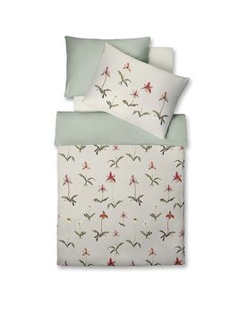 Ropa de cama de satén BED ART 70x90cm / 140x200cm verde