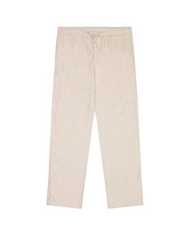 Pantalones de lino beige L