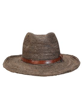 Sombrero de paja ENTO marrón