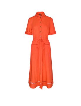 Marc Cain Midikleid rojo 38
