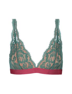 Sujetador sin aros Triangle BH POETRY VOGUE beau deluxe rojo oscuro XS