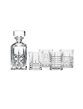 Whiskey-Set Highland 5-tlg. (Decantador y 4 vasos) transparente