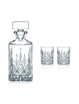Juego de whisky de 3 piezas Noblesse transparente