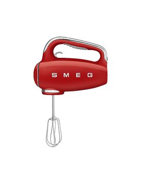 Batidora de mano roja estilo retro de los años 50 HMR01PGEU rojo