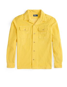 Sobrecamisa de pana amarillo XL