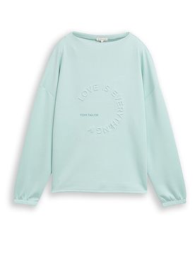 Camiseta de manga larga azul claro XS