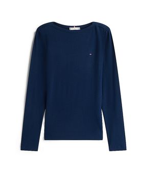 Camiseta de manga larga azul oscuro XL