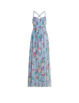 Vestido de noche azul 32